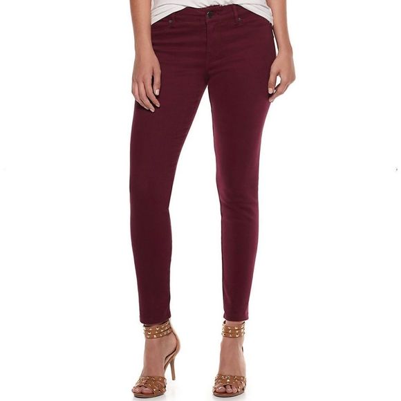 🍭 2 FOR 75 🍭 Juicy Couture Flaunt It Seamless Skinny Jeans - Picture 1 of 3